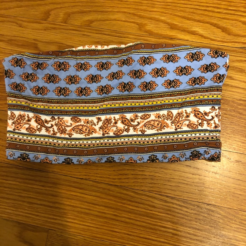 patterned tube top